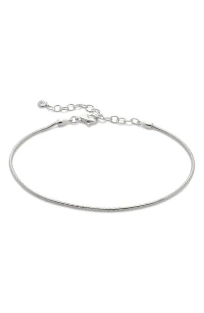 Monica Vinader Womens Sterling Silver Snake Sterling-silver Chain Bracelet