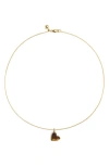 Monica Vinader 18k Gold-vermail Heart-pendant Necklace In Gold