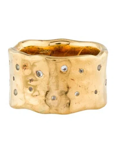 Pre-owned Monica Vinader Topaz Siren Scatter Band In Multi