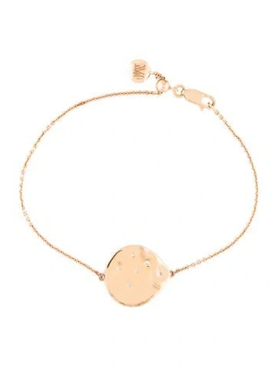 Pre-owned Monica Vinader Topaz Siren Scatter Station Bracelet, 7" In Multicolor