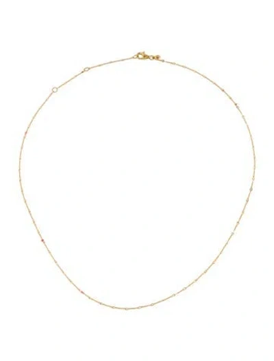 Pre-owned Monica Vinader Twist Chain Necklace, 17" In Multi