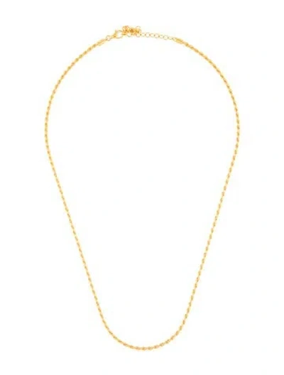 Pre-owned Monica Vinader Twist Chain Necklace, 18" In Multicolor