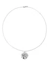 Monica Vinader Womens Virgo Zodiac Sterling-silver Pendant Necklac In Metallic