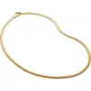 Monica Vinader Womens Yellow Gold Snake Wide Chain 18ct Yellow-gold Vermeil Plated Sterling-silver N In 18ct Gold Vermeil/ss