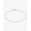 MONICA VINADER MONICA VINADER WOMEN'S STERLING SILVER CURB TWIST STERLING-SILVER CHOKER CHAIN NECKLACE
