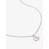 Monica Vinader Womens Sterling Silver June Birthstone Sterling-silver Necklace In Sterling Silver