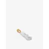 Monica Vinader Womens Yellow Gold Capri 18ct Gold-plated Vermeil Sterling-silver And Pearl Pendant In Yellow Gold