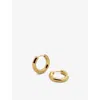 Monica Vinader Womens Yellow Gold Essential Click Medium 18ct Gold-plated Vermeil Sterling-silver Ho In Yellow Gold