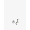 Monica Vinader Gold Mini Nugget Cluster Flat Back Piercing Stud In Yellow Gold