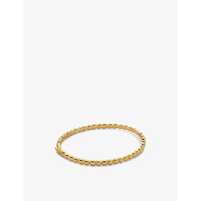 Monica Vinader Womens Yellow Gold Nura Teardrop 18ct Yellow Gold-plated Vermeil Sterling-silver Bang
