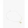 Monica Vinader Womens Yellow Gold Siren 14ct Yellow-gold Locket Necklace In Yellow Gold