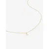 MONICA VINADER MONICA VINADER WOMEN'S YELLOW GOLD SMALL Z INITIAL 14CT SOLID-GOLD NECKLACE