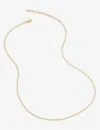 Monica Vinader Womens Yellow Gold 18ct Yellow Gold-plated Vermeil Sterling-silver Station Chain Neck In Yellow Gold