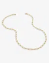 Monica Vinader Alta 18ct Yellow Gold-plated Vermeil Recycled Sterling-silver Necklace In Gold