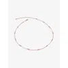 Monica Vinader Beaded 18ct Rose Gold-plated Vermeil Sterling-silver Chain Necklace In Rose Gold