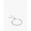 Monica Vinader Womens Corda Link Sterling-silver Friendship Chain Bracelet Sterling Silver In Sterling Silver