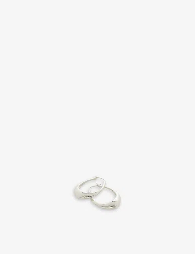 Monica Vinader Deia Medium Recycled Sterling-silver Hoop Earrings
