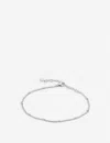 Monica Vinader Womens Fine Beaded Recycled Sterling-silver Chain Bracelet