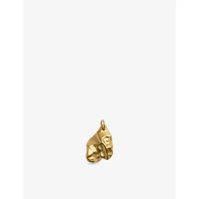 Monica Vinader Womens Fragments Bold 18ct Yellow Gold-plated Vermeil Sterling-silver Pendant
