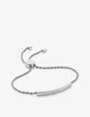 Monica Vinader Linear Chain Bracelet In Silver