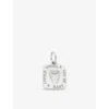 Monica Vinader Womens Love Token Sterling-silver Charm In Metallic