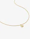 Monica Vinader Womens Yellow Gold April Birthstone 18ct Yellow Gold-plated Vermeil Sterling-silver A In Yellow Gold