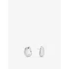 Monica Vinader Womens Aria Bold Sterling-silver Stud Earrings