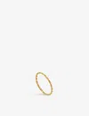 Monica Vinader Womens Yellow Gold Corda Skinny Recycled 18ct Yellow Gold-plated Vermeil Sterling-sil In Yellow Gold