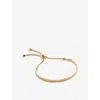 Monica Vinader Gold Fiji Gem Lab Grown Diamond Chain Bracelet Lab Grown Diamond In Yellow Gold