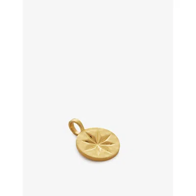 Monica Vinader Guiding Star 18ct Yellow Gold-plated Vermeil Recycled Sterling Silver Pendant Necklace