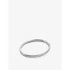 Monica Vinader Sterling Silver Heirloom Bangle In Sterling Silver