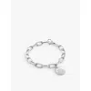 Monica Vinader Sterling Silver Charm Bracelet In Sterling Silver