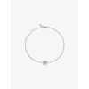 Monica Vinader Womens June Birthstone Moonstone And Sterling-silver Bracelet