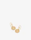 Monica Vinader Womens Yellow Gold Juno Disk 18ct Yellow Gold-plated Vermeil Recycled Sterling-silver In Yellow Gold