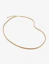Monica Vinader Womens Yellow Gold Juno Fine 18ct Yellow Gold-plated Vermeil Recycled Sterling-silver In Yellow Gold