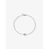 Monica Vinader Sterling Silver November Birthstone Chain Bracelet Citrine