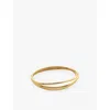 Monica Vinader Nura Wrap Bangle In Yellow Gold