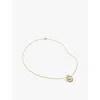 Monica Vinader Nura Wrap Necklace In Yellow Gold