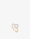 Monica Vinader Womens Yellow Gold Riva Mini Kite 18ct Yellow Gold-plated Vermeil Sterling-silver And In Yellow Gold