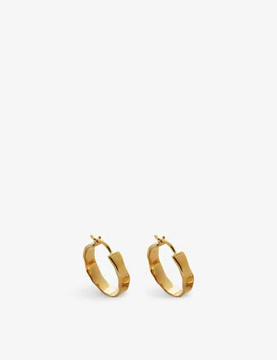 Monica Vinader Siren Muse 18ct Gold Vermeil Sterling-silver Hoop Earrings