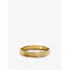 Monica Vinader Gold Siren Muse Bold Bangle In Gold