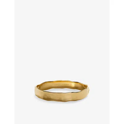 Monica Vinader Gold Siren Muse Bold Bangle