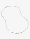 Monica Vinader Doina Recycled Sterling-silver Chain Necklace In Silver
