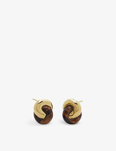 Monica Vinader Womens Yellow Gold X Kate Young 18ct Yellow Gold-plated Vermeil Sterling-silver And T