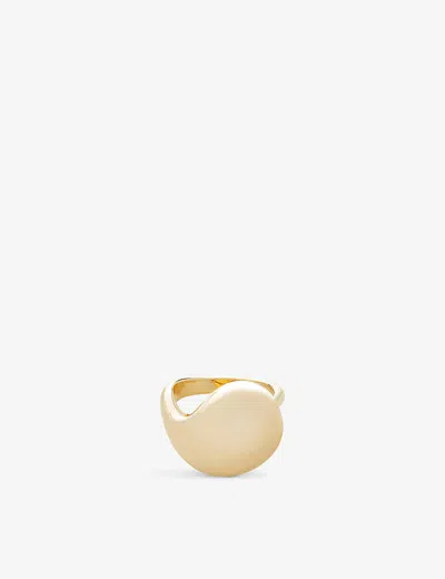 Monica Vinader Womens Yellow Gold Nura 18ct Yellow Gold-plated Vermeil Recycled Sterling-silver Wrap