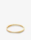 Monica Vinader Womens Yellow Gold Nura Reef 18ct Yellow Gold-plated Vermeil Sterling-silver Bangle In Yellow Gold