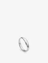 Monica Vinader Nura Reef Stacking Ring In Sterling Silver
