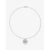 Monica Vinader Womens Sagittarius Zodiac Sterling-silver Pendant Necklac In Silver