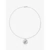 Monica Vinader Womens Scorpio Zodiac Sterling-silver Pendant Necklac In Silver