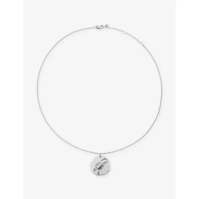 Monica Vinader Womens Scorpio Zodiac Sterling-silver Pendant Necklac